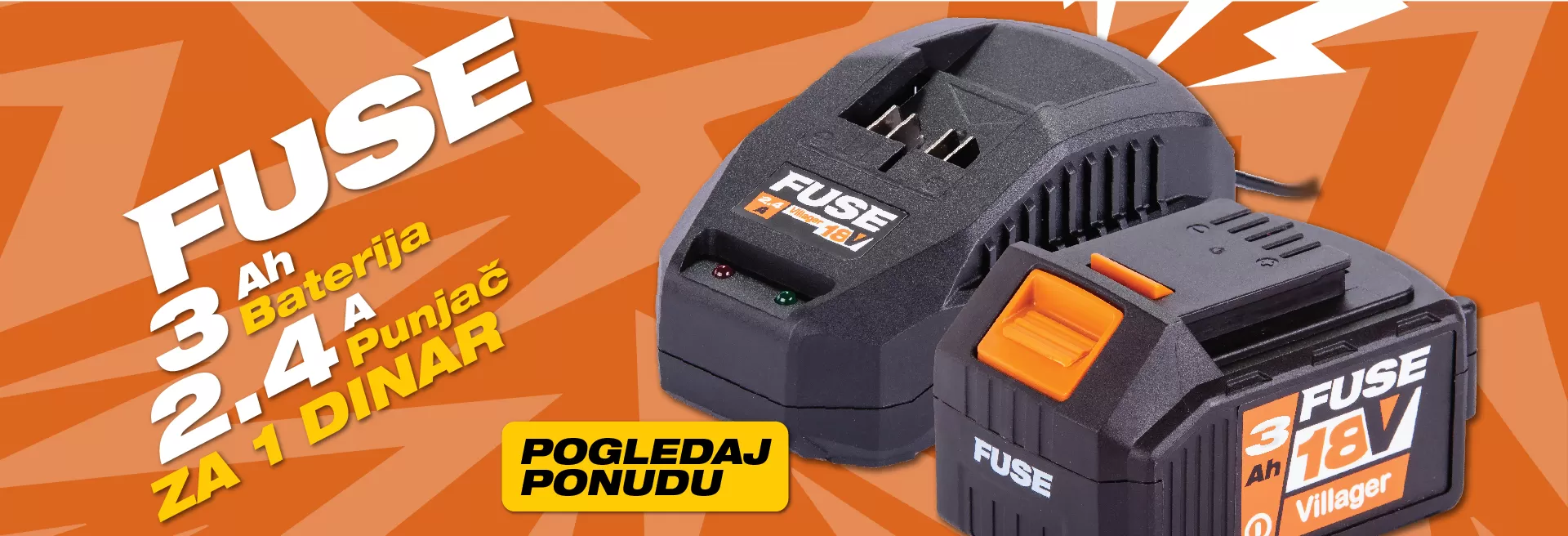 Fuse akcija 3Ah set